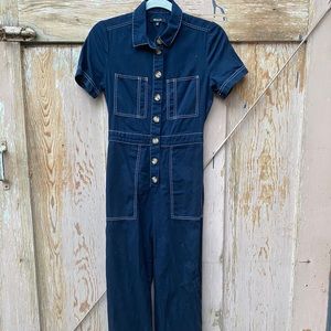 Madewell Short Sleeve Jumpsuit